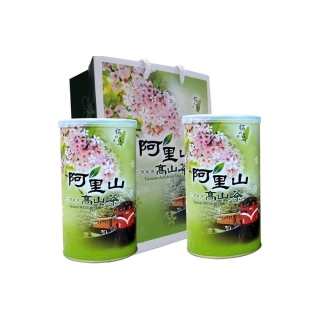 【新造茗茶】阿里山頂級手採珠露茶葉 150gx2罐(石棹/珠露/阿里山/烏龍茶)