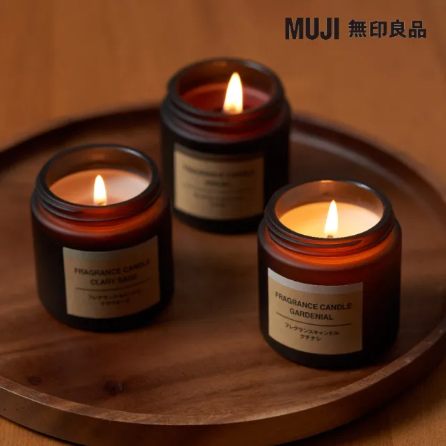 【MUJI 無印良品】芬香蠟燭.雪松香味/85g