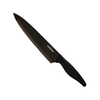 【EXCELSA】Titanium主廚刀 黑20cm(萬用廚刀)