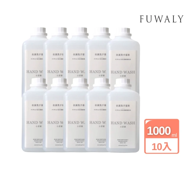 Fuwaly 給皂機推薦洗手&洗碗慕斯10入(抗菌洗手 奶瓶 蔬果 碗盤 洗潔)