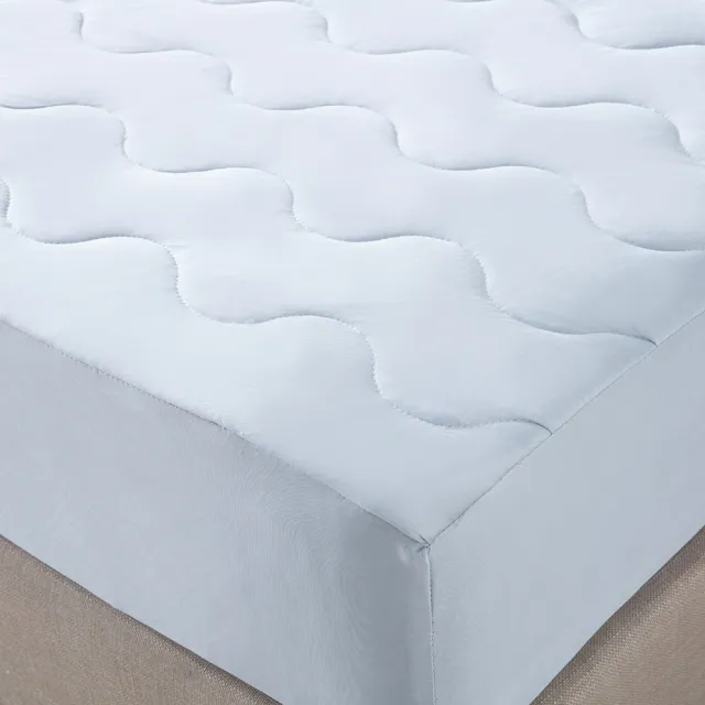 【特力屋】涼感舖棉床包枕套3件組雙人-灰