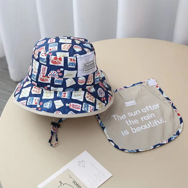 【巧可尼】兒童漁夫帽(防曬帽 遮陽帽 兒童帽子 兒童帽 童帽 漁夫帽 帽子)