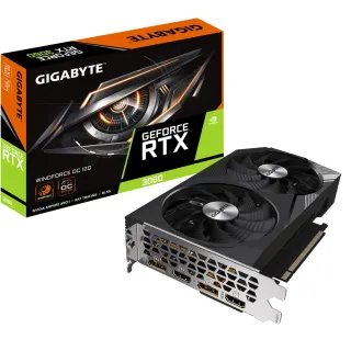 【GIGABYTE 技嘉】GeForce RTX 3060 WINDFORCE OC 12G 顯示卡