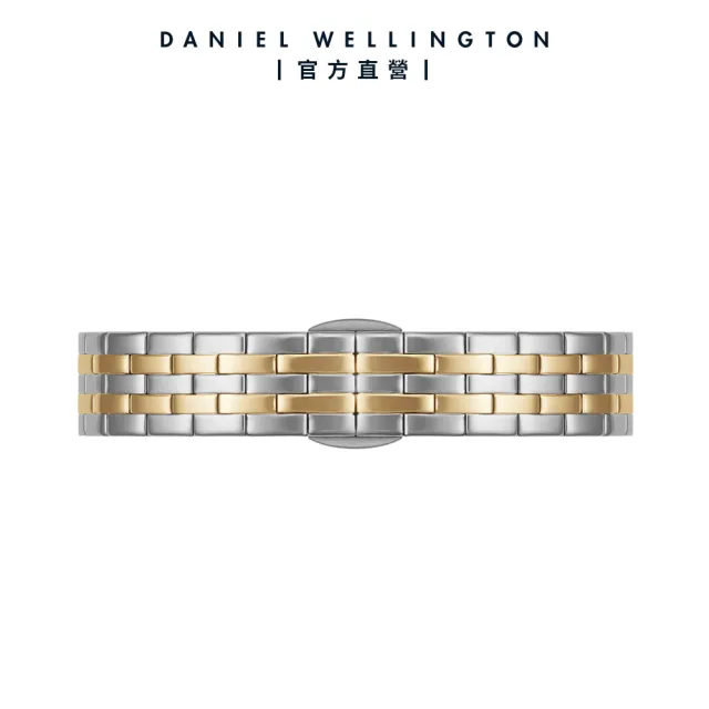 【Daniel Wellington】DW 手錶 Petite Lumine 28mm 星辰珠寶式雙色錶鏈-白錶盤(DW00100616)