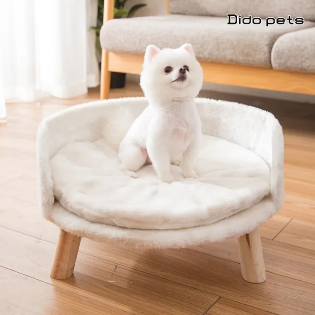 【Dido pets】豪華柔軟絨毛沙發型寵物窩 寵物床(PT140)