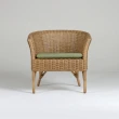 【山茶花家具】藤椅-自然色-田園造型/室內椅KC138LN(藤椅 涼椅 休閒椅)