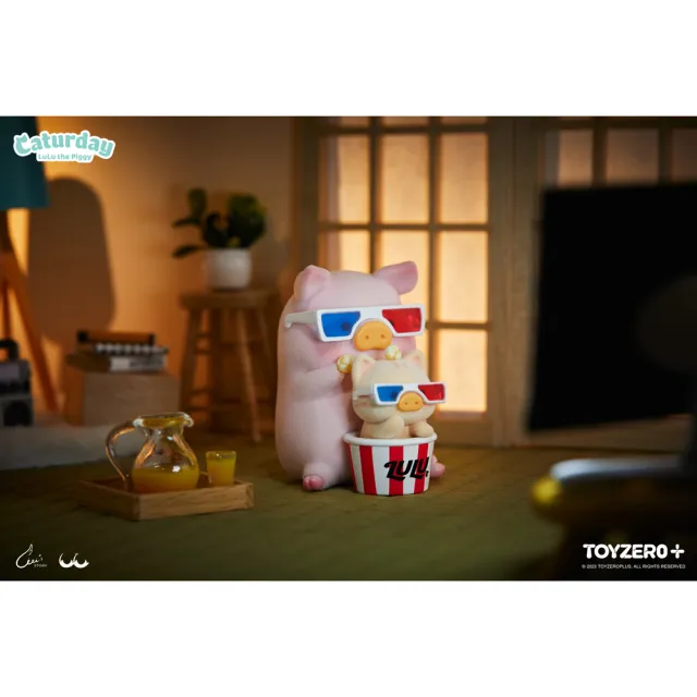 【TOYZEROPLUS】罐頭豬LuLu豬咪的休閒日系列盲盒(8入盒裝)
