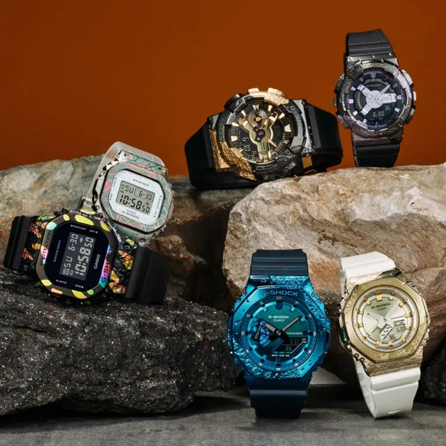 CASIO 卡西歐】G-SHOCK WOMEN 40周年冒險者寶石系列雙顯腕錶(GM