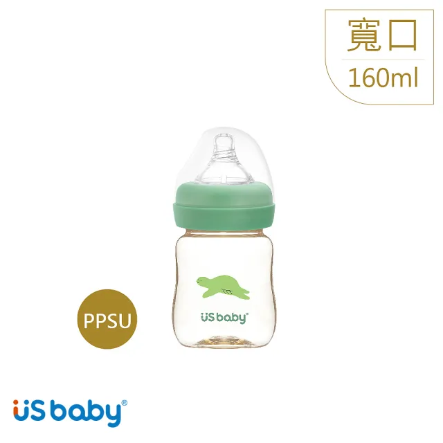 【US BABY 優生】真母感愛地球PPSU奶瓶(寬口徑160ml)