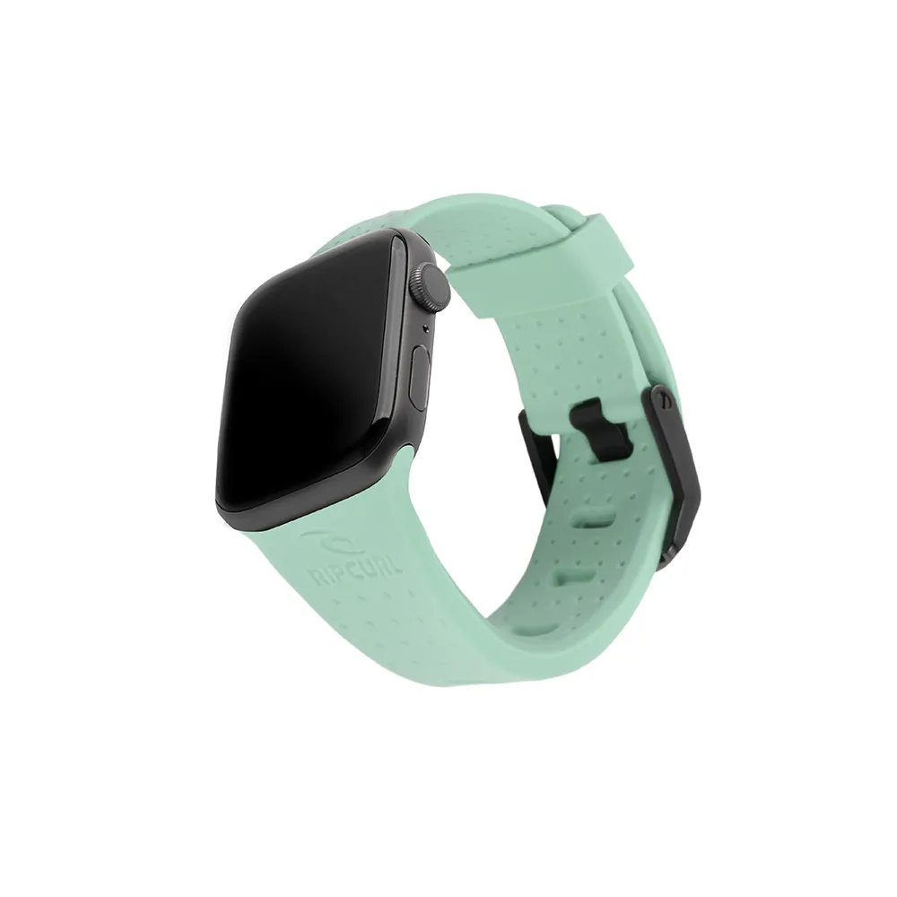 【UAG】X RIP CURL Apple Watch 38/40/41mm 舒適矽膠運動錶帶-薄荷綠(UAG)