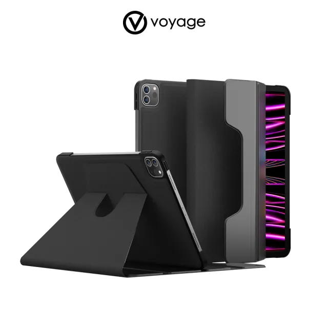 【VOYAGE】iPad Pro 第6&5代 12.9吋 磁吸式硬殼保護套CoverMate Deluxe(磁力升級版)