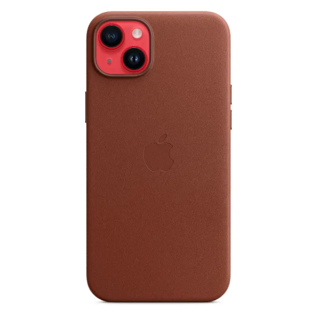 【Apple 蘋果】原廠 iPhone 14 Plus MagSafe 皮革保護殼