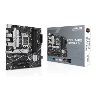 【Intel&華碩限時組】PRIME B760M-A D4主機板+13代i7-13700處理器