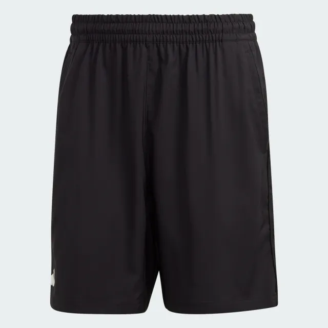 【adidas 愛迪達】短褲 男款 運動褲 TS SHORT 黑 HR8725