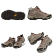 【MERRELL】登山鞋 Moab 3 Mid GTX 女鞋 棕 橘 防水 越野 郊山 戶外(ML500232)