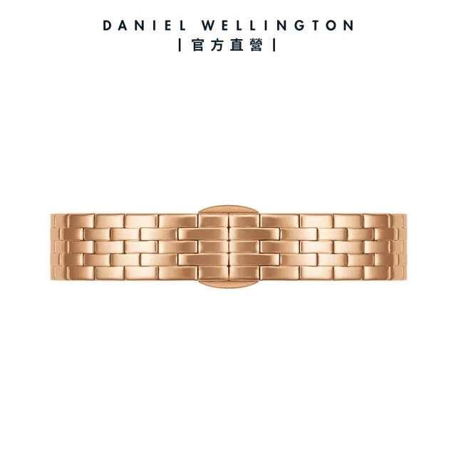 【Daniel Wellington】DW 手錶 Petite Melrose Lumine 28mm 星辰貝母盤珠寶式錶鏈-白錶盤(DW00100613)