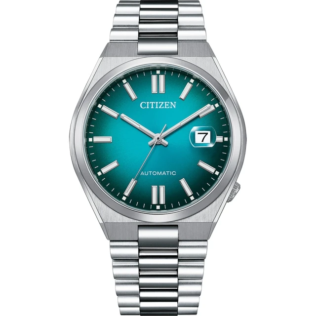 CITIZEN 星辰 官方授權C1 時尚光動能水波紋手錶-藍
