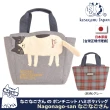【Kusuguru Japan】日本眼鏡貓Nagonago-san系列立體貓尾巴造型手提包