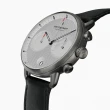 【Nordgreen】ND手錶 Pioneer 先鋒 42mm 深空灰殼×紋理灰面 極夜黑真皮錶帶(PI42GMLEBLTG)