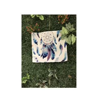 【北熊の天空】北歐風 捕夢網 補夢網 宿舍掛毯壁掛 臥室床頭掛布 新年換裝牆面裝飾(掛布 背景布)