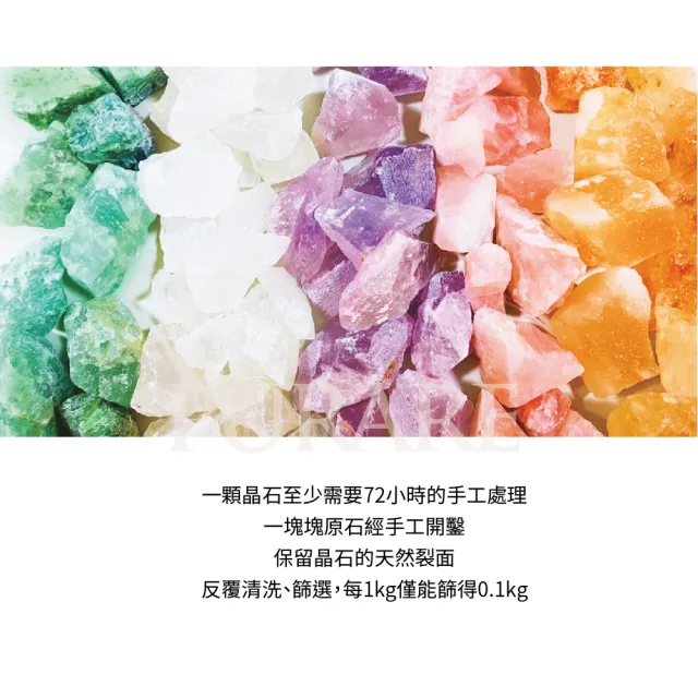 【PURARE】發光水晶擴香杯 能量水晶燈 天然擴香石 晶石(能量水晶500g+充電款無線底座燈 簡易包裝)