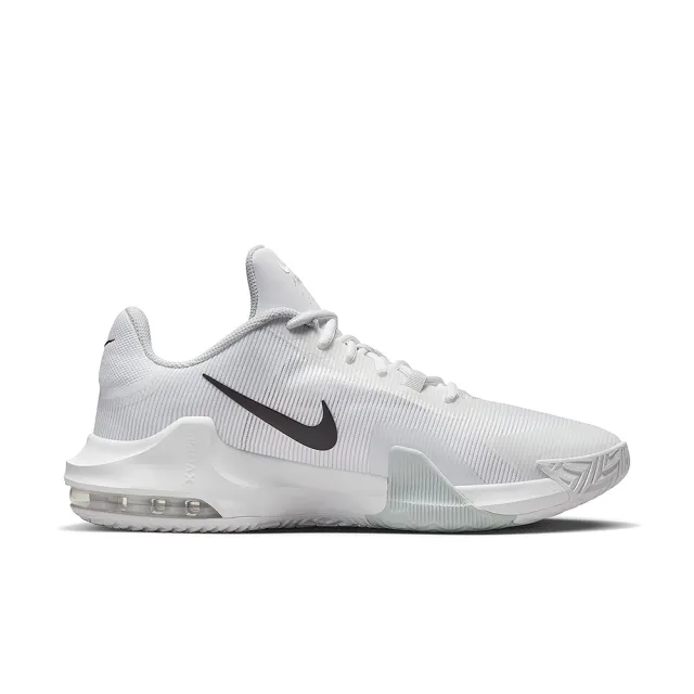 【NIKE 耐吉】籃球鞋 男鞋 運動鞋 氣墊 緩震  AIR MAX IMPACT 4 白 DM1124-100