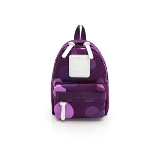 【CILOCALA】限量版亮彩尼龍防潑水MARBLES後背包-迷你(紫)
