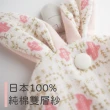 【HiBOU 喜福】日本純棉兔寶奶嘴收好袋套組_奶嘴防塵袋X1+香草奶嘴夾X2(奶嘴收納套奶嘴防塵袋奶嘴鍊夾)