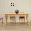 【AT HOME】5尺松木實木餐桌/工作桌/洽談桌 北歐簡約(絲帕)