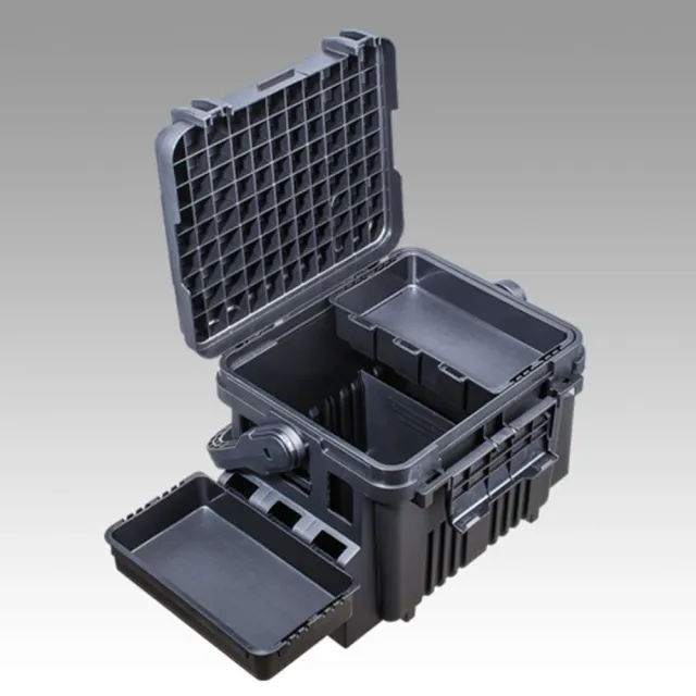 【明邦】MEIHO VS-7080 黑色-釣魚工具箱(#船釣置物箱 #工具箱 #釣魚工具箱 #耐重物 #耐衝擊)