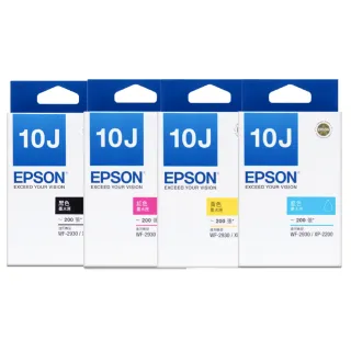 【EPSON】1黑3彩墨匣組★T10J 1黑3彩墨水匣