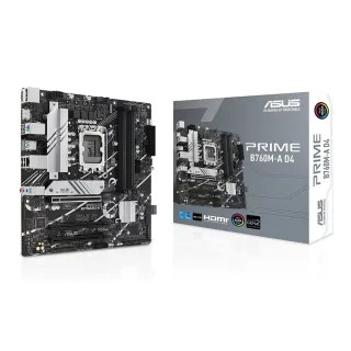 【Intel&華碩限時組】PRIME B760M-A D4主機板+13代i5-13600KF處理器