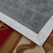 【山德力】古典羊毛地毯200x300cm緋紅(圖案精細、立體雕花)