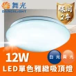 【DanceLight 舞光】LED 12W 單色雅緻吸頂燈 適用1-2坪(通過台灣CNS 品質有保障)