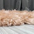 【Fuwaly】艾森斯-金地毯-60x120cm(簡約 素色 柔軟 客廳 起居室)