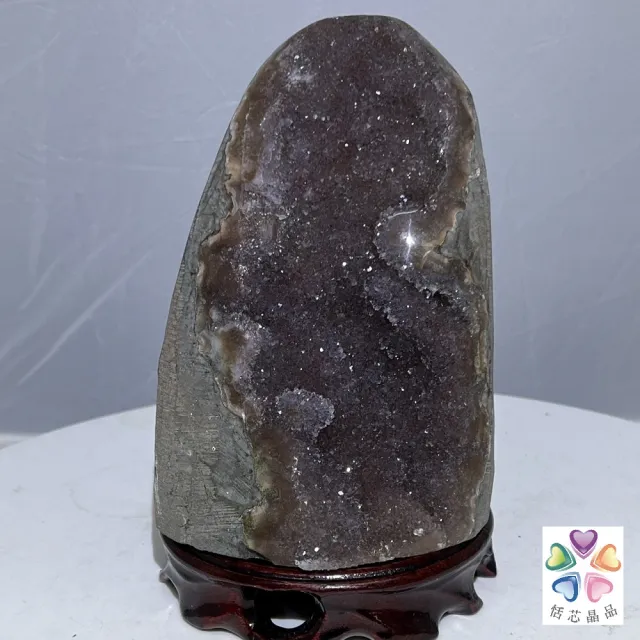 【恬芯晶品】天然招財意象彩色晶鎮 600g以上款隨機出貨(烏拉圭天然水晶消磁淨化招財開運財位磁場運勢提升)