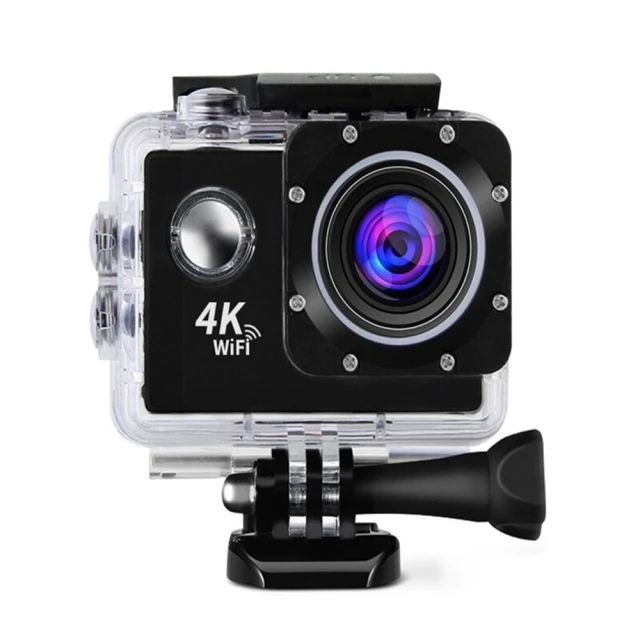 【LUCKY ROOM】機車行車記錄儀 4K高清運動相機 WIFI版運動相機(防水下攝像機 行車記錄儀)