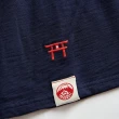 【EDWIN】江戶勝 男裝  富士山朱印和風小刺繡短袖T恤(丈青色)