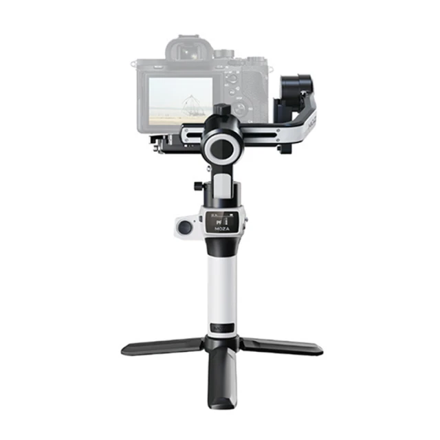 【MOZA 魔爪】AirCross S 三軸穩定器適微單眼、運動相機、手機3合1 白色(AirCrossS 公司貨)