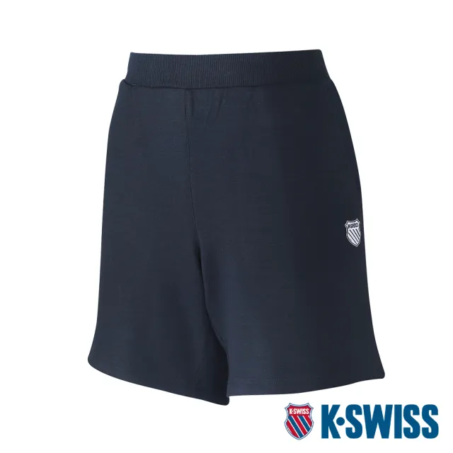 【K-SWISS】運動休閒短褲 Classic Shorts-女-藍(198047-426)