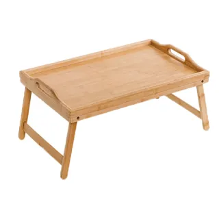 【歐樂生活館】木質托盤桌 床上托盤 摺疊桌 和室桌(床上桌 小桌子 電腦桌 床上折疊桌)