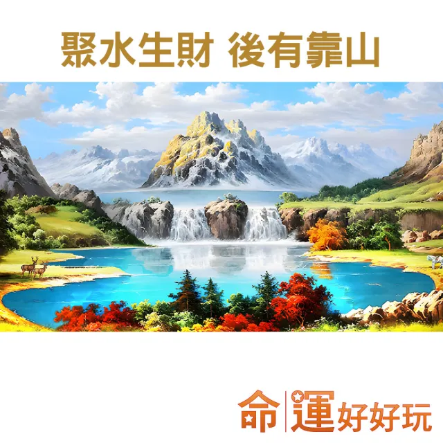 【命運好好玩】八方聚財金富風水畫