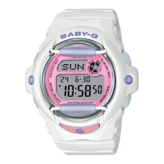 【CASIO 卡西歐】BABY-G歡樂海灘色彩電子錶(BG-169PB-7)