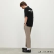 【ALLSAINTS】UNDERGROUND 人造絲短袖夏威夷LOGO襯衫-黑 MS209Y(舒適版型)