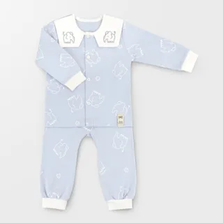 【Merebe】韓國嬰童長袖居家服(1-3歲 幼兒保暖睡衣)