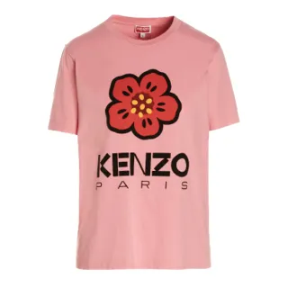 【KENZO】女款 BOKE FLOWER 寬鬆短袖T恤-玫瑰粉色(XS號、S號、M號、L號)