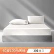 【FOCA】60支100%純天絲素色薄枕套床包組(單人/雙人/加大/多款任選)