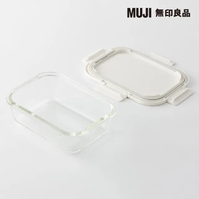 【MUJI 無印良品】耐熱玻璃便當盒/小