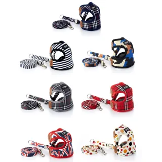 【doter 寵愛物語】時尚胸背牽繩組 L號 1入組(全齡貓、全齡犬)