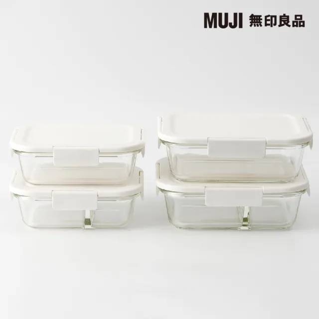 【MUJI 無印良品】耐熱玻璃便當盒/大